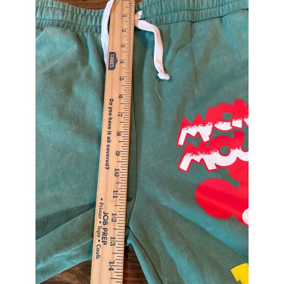NWT Disney Mickey and Friends Unisex Green Sweatpants Size M Large Mickey Mouse - Picture 10 of 11